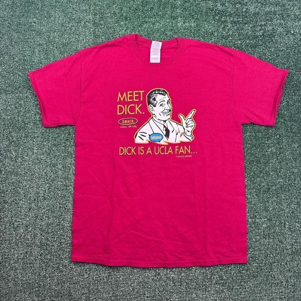 Smack Apparel comedy "Meet Dick" / "Don't Be A Dick" double-sided graphic tee